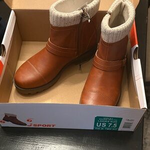 Women's Tan Ankle Booties